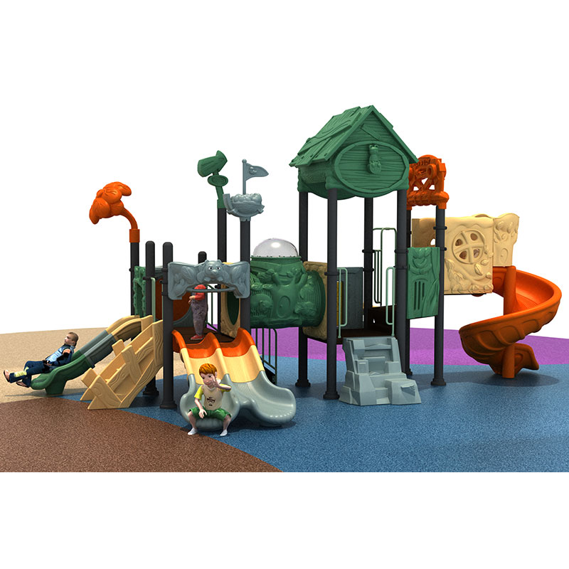 Children Plastic Playground With Slide