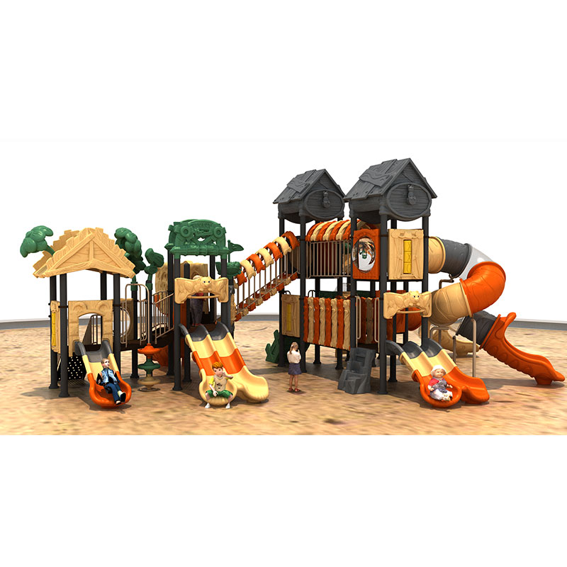 Kids Outdoor Playground Slide With Climbing Item