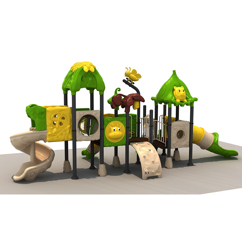Plastic Outdoor Playground Slides For Garden
