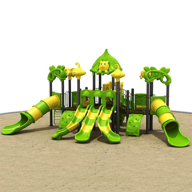 The Customization Of Outdoor Parent-child Plastic Combined Slide Equipment