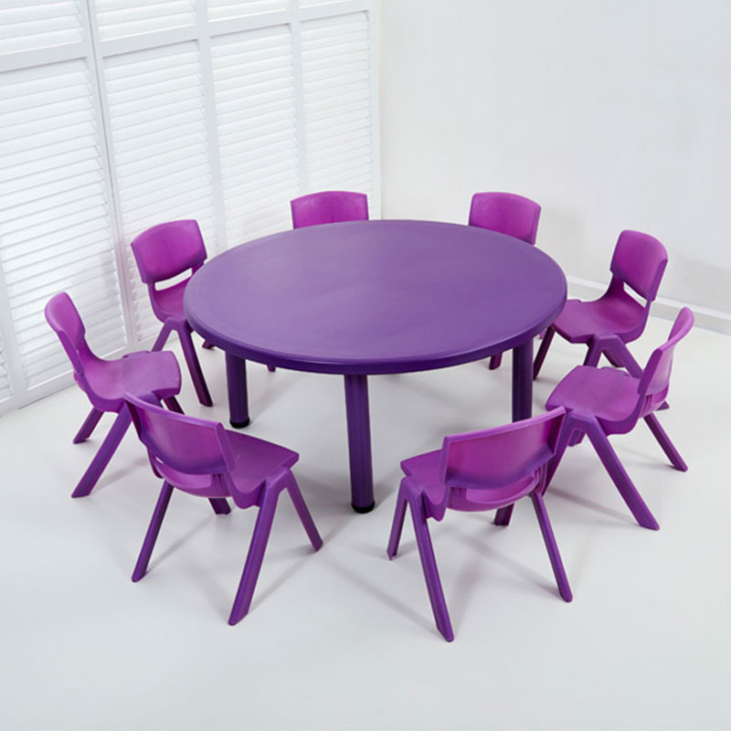 Plastic Round Table For Eight