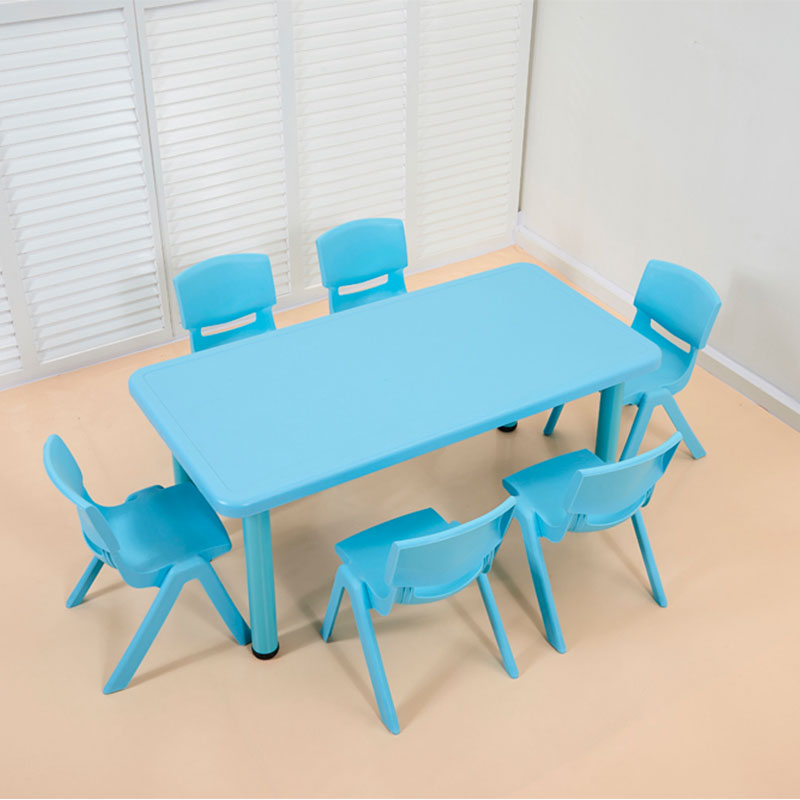 Plastic Six-person Rectangular Table