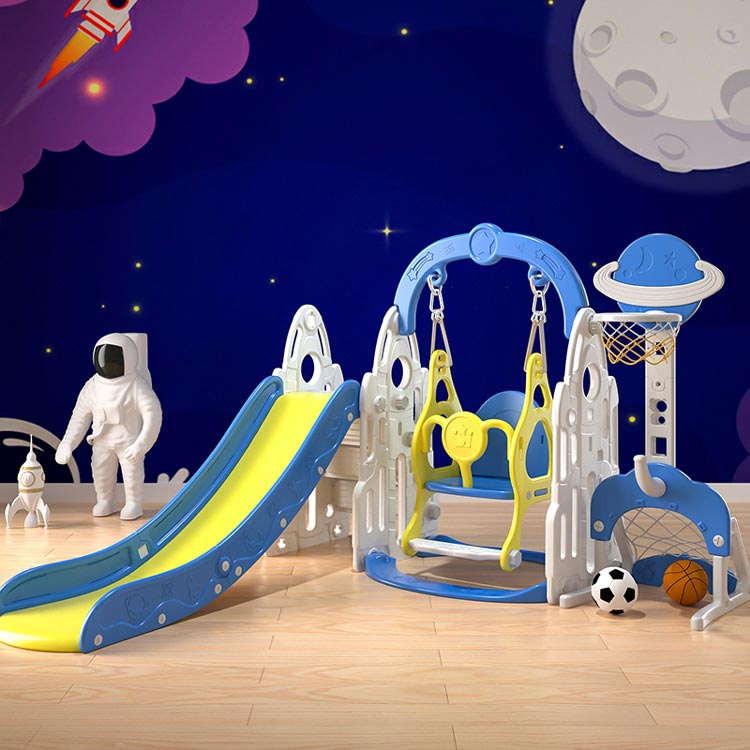 Rocket slide and swing 6 in 1